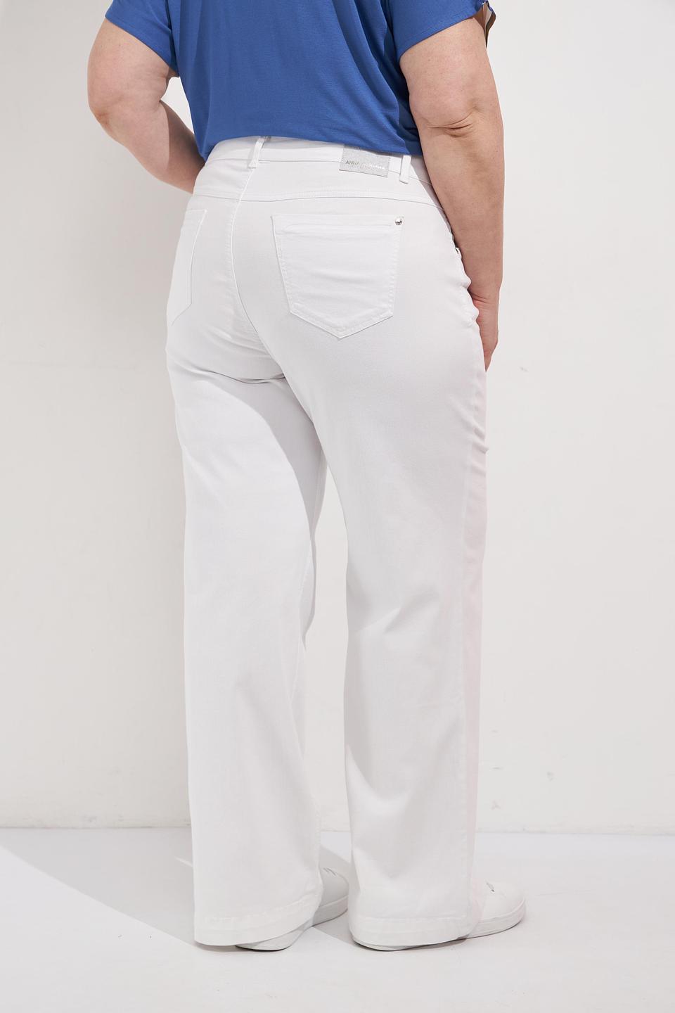 Джинсы клеш Anna Montana белые
