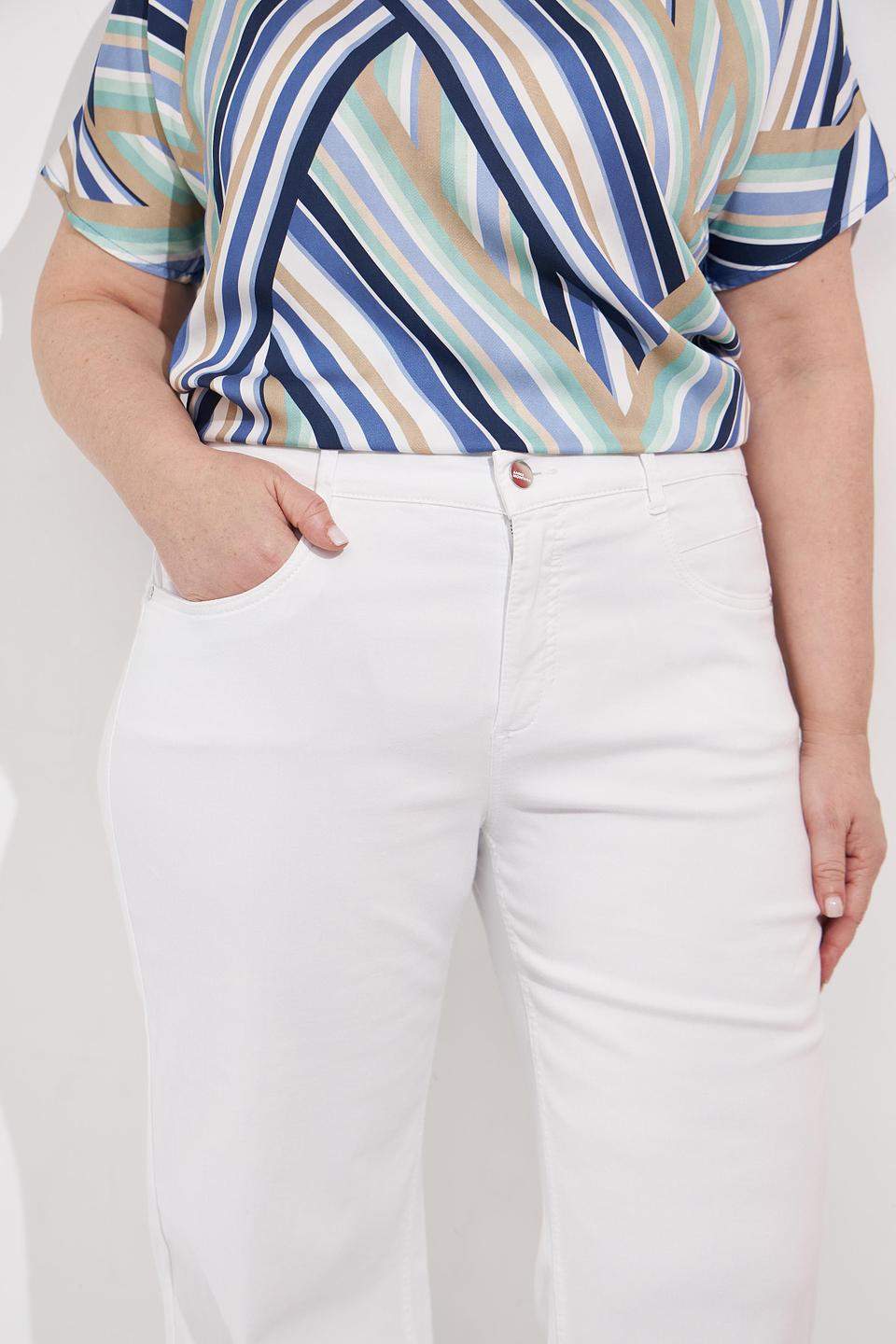 Джинсы клеш Anna Montana белые