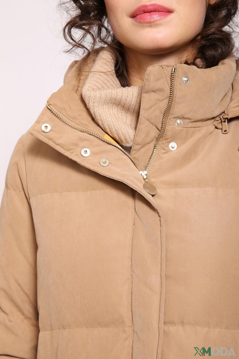 Пальто Penny Black стеганое бежевое