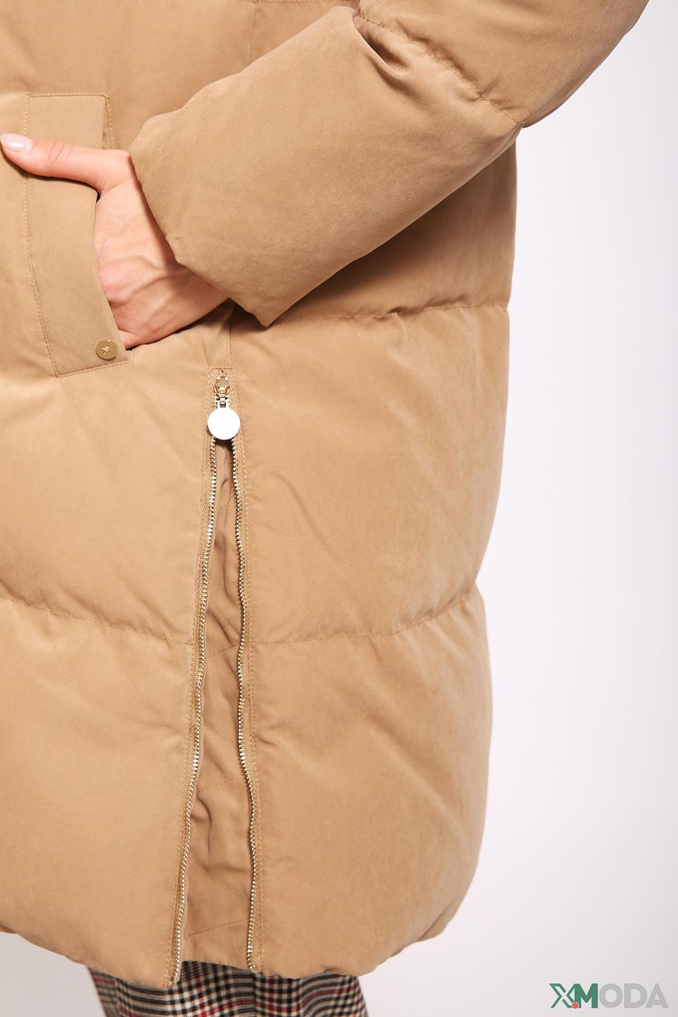 Пальто Penny Black стеганое бежевое