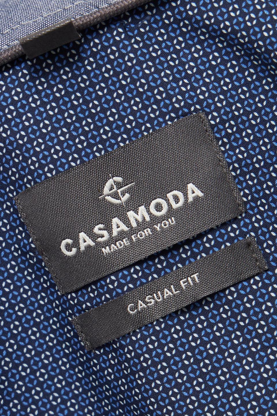 Рубашка Casa Moda с мелким рисунком синяя