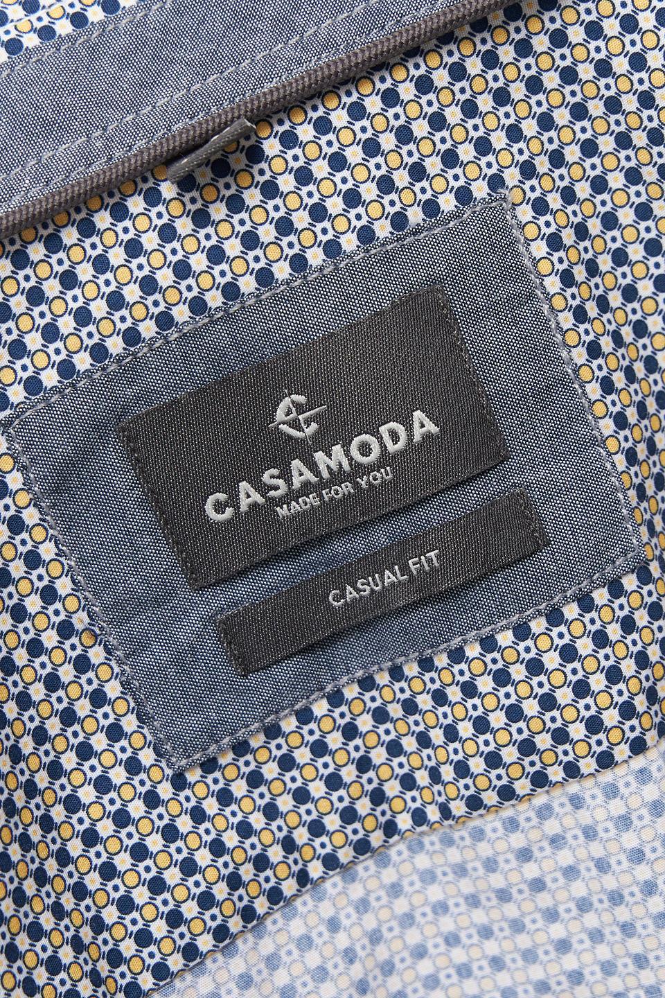 Рубашка Casa Moda с принтом, серый