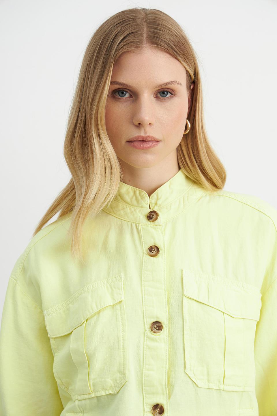 Жакет Catnoir лайм с карманами