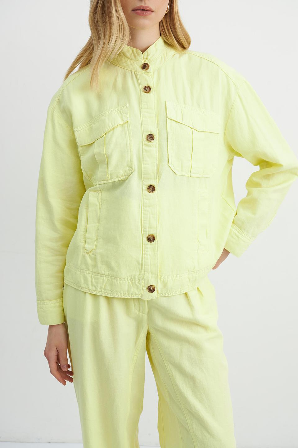 Жакет Catnoir лайм с карманами