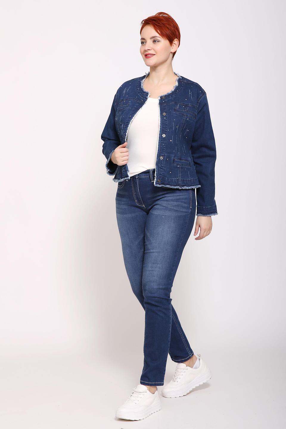 Жакет Pezzo джинсовый с вышивкой