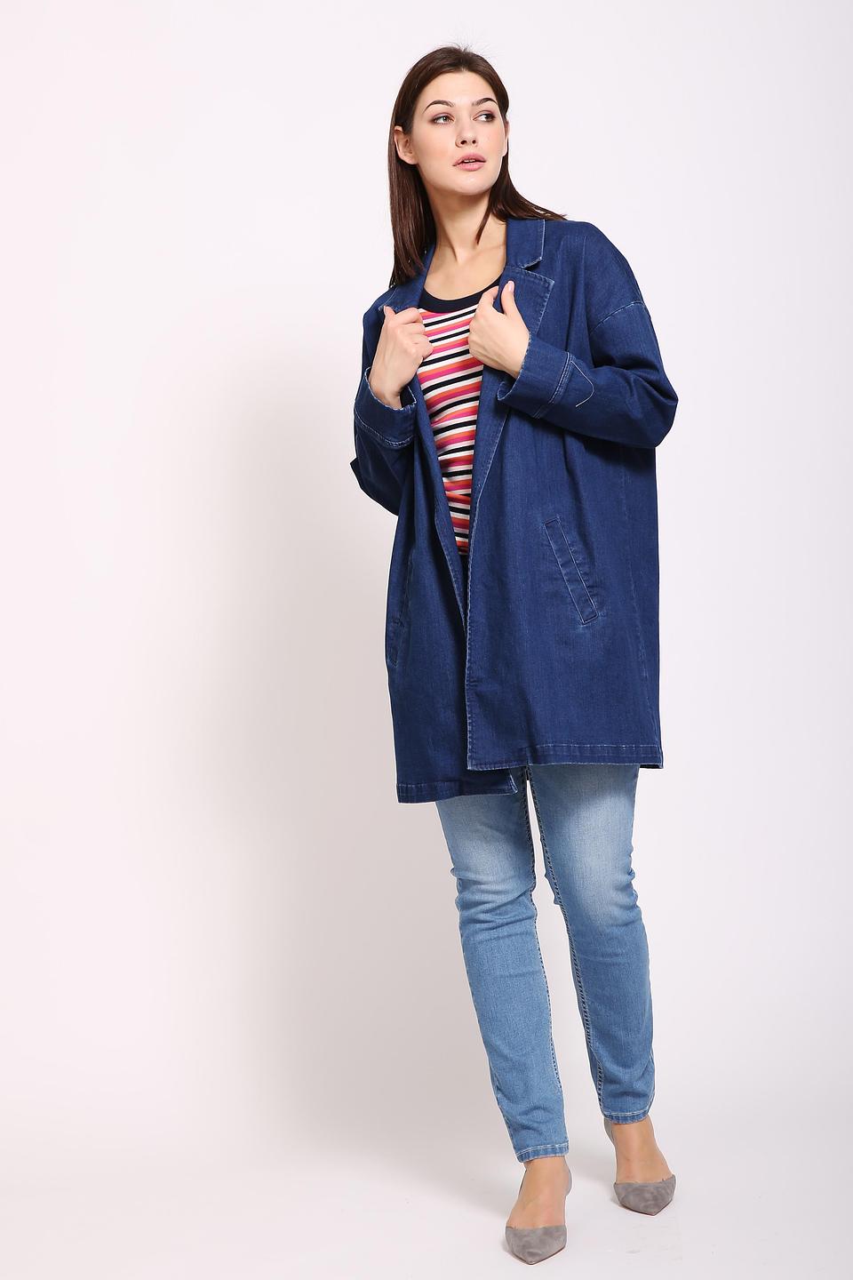 Жакет Pezzo джинсовый синий