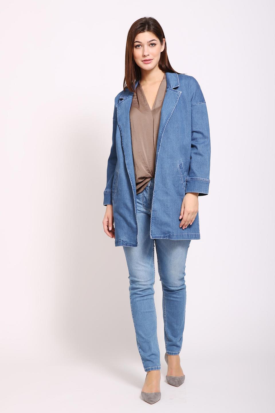 Жакет Pezzo джинсовый синий