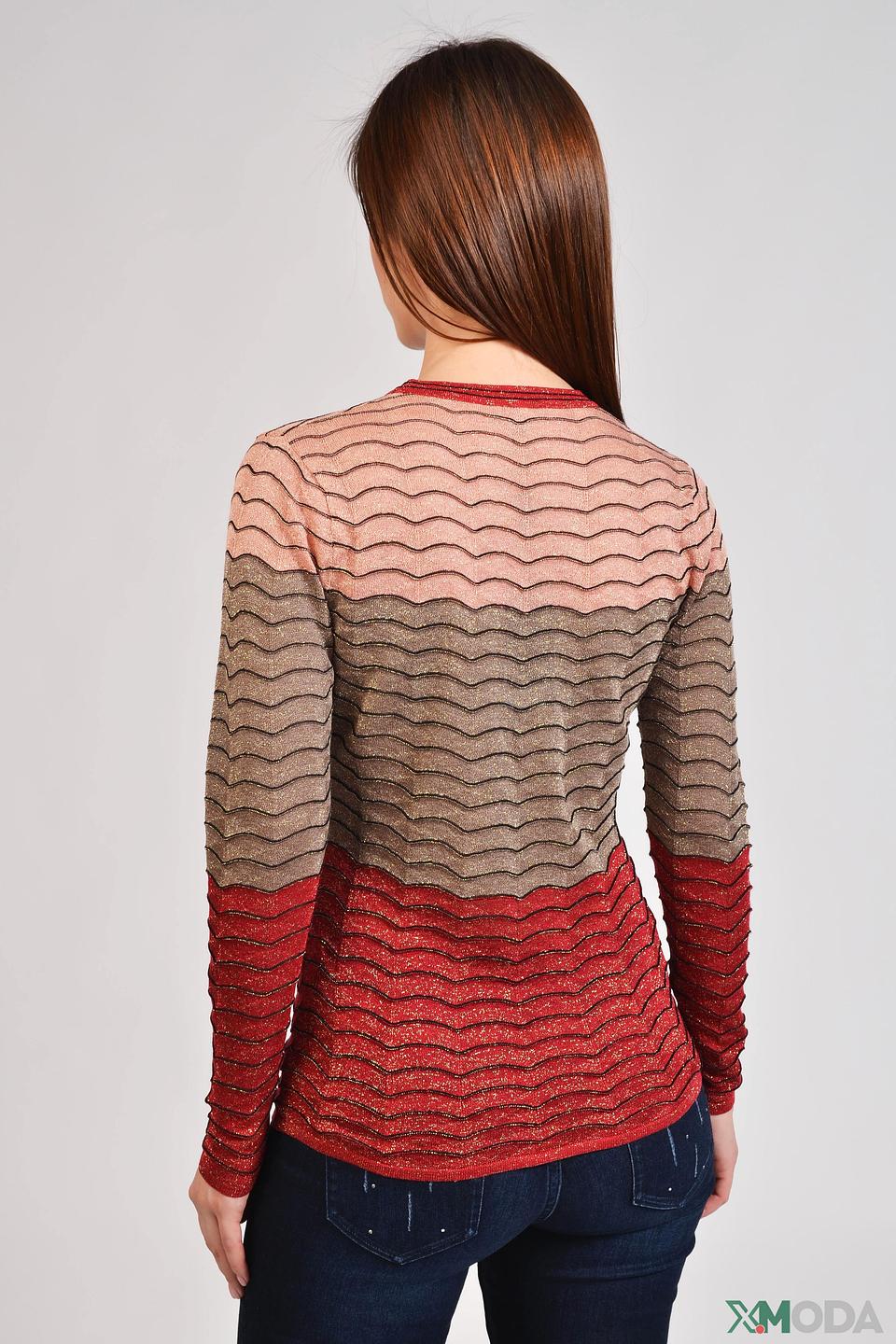 Пуловер Pezzo с волнистым узором