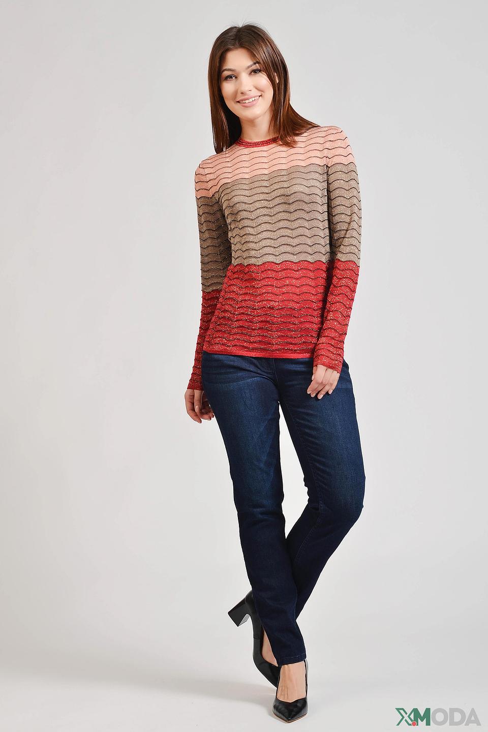 Пуловер Pezzo с волнистым узором