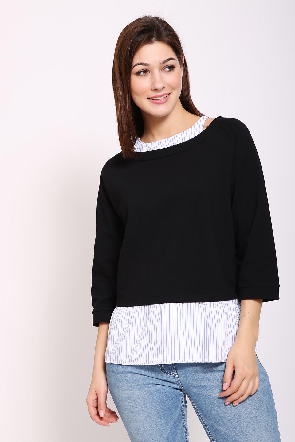 Пуловер Pezzo с рубашкой