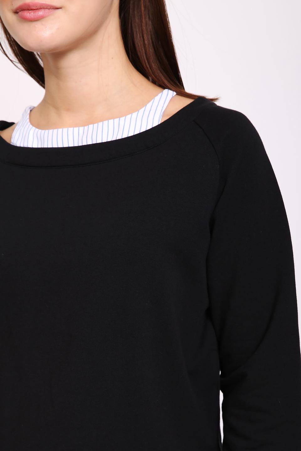 Пуловер Pezzo с рубашкой