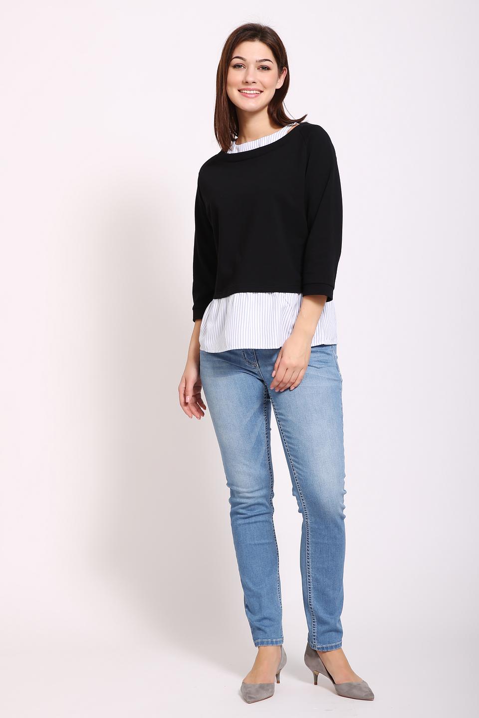 Пуловер Pezzo с рубашкой