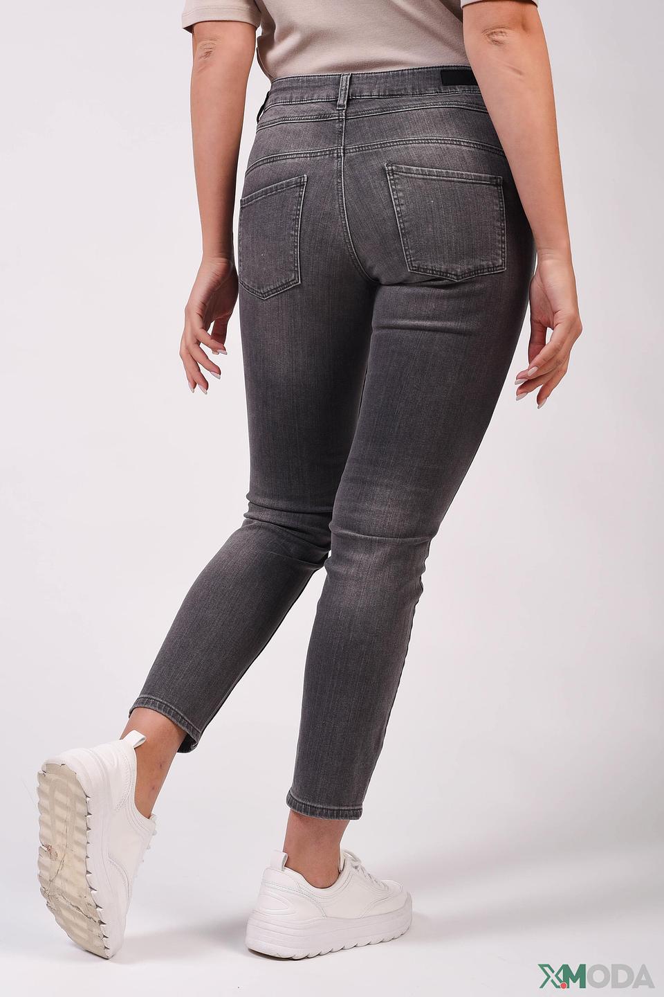 Джинсы скинни Oui серые