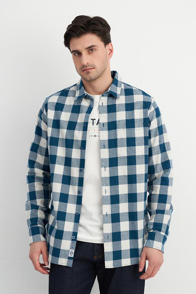 Рубашка Lee Cooper в клетку синяя