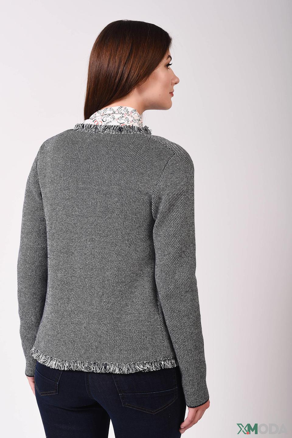 Жакет Via Appia серый в клетку