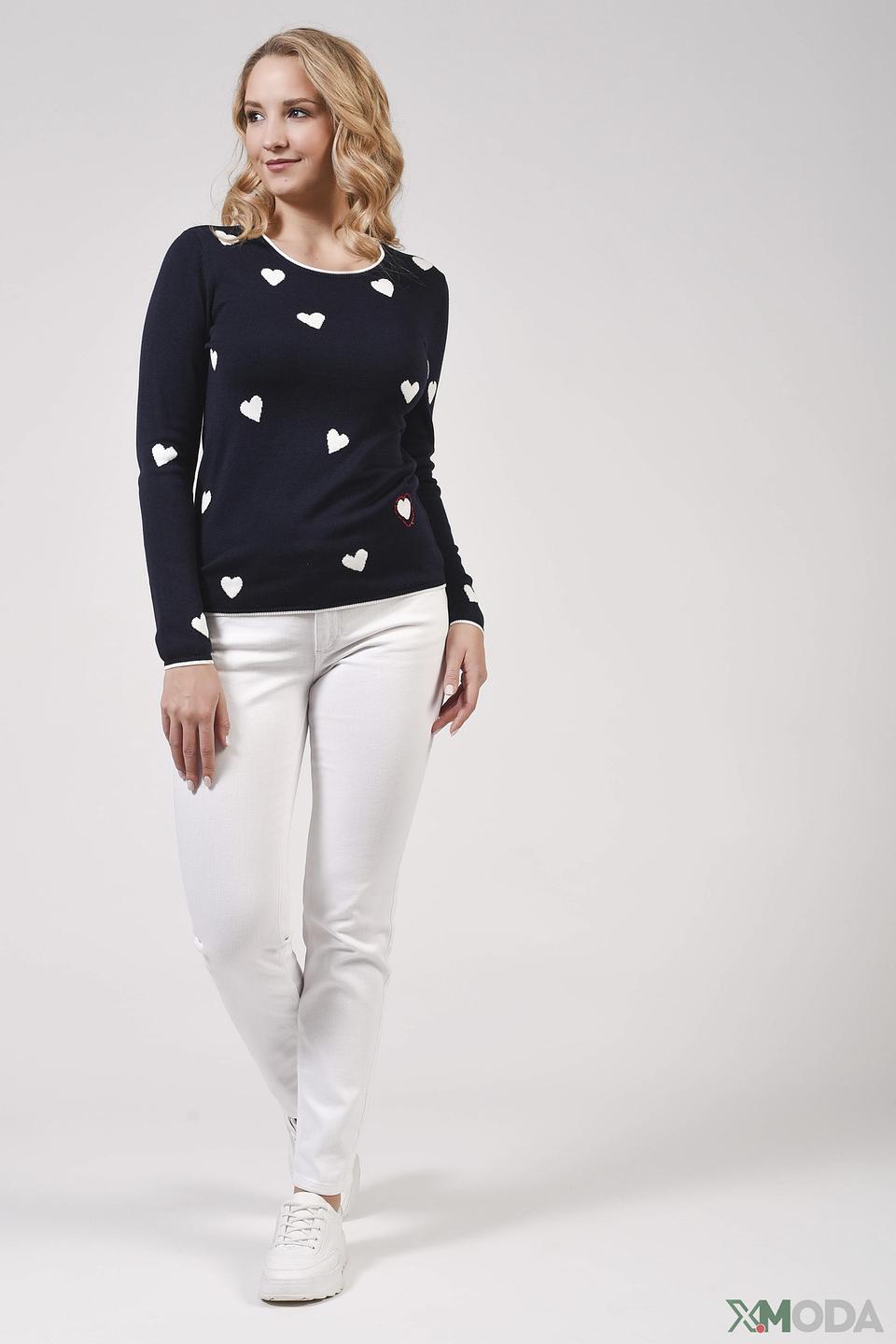 Джинсы Oui Slim Fit белые