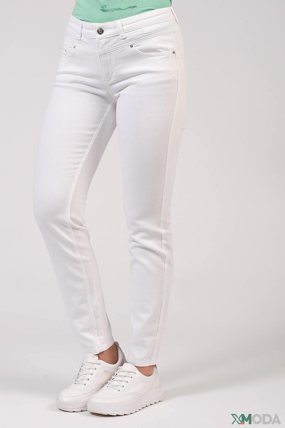 Джинсы Oui Slim Fit белые