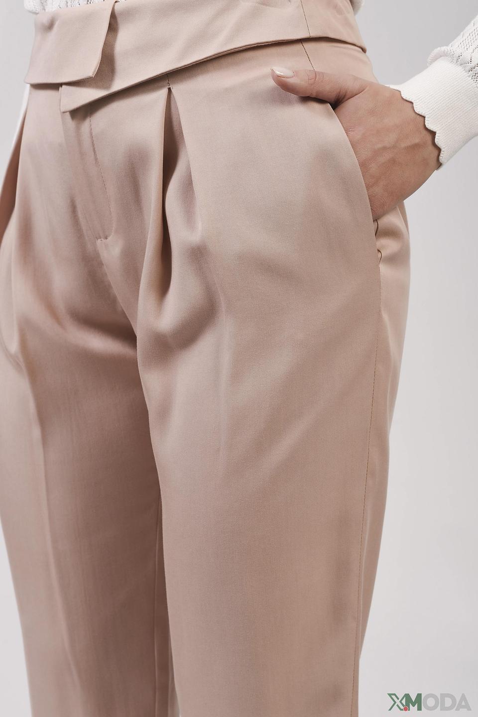 Брюки Kaos женские бежевые