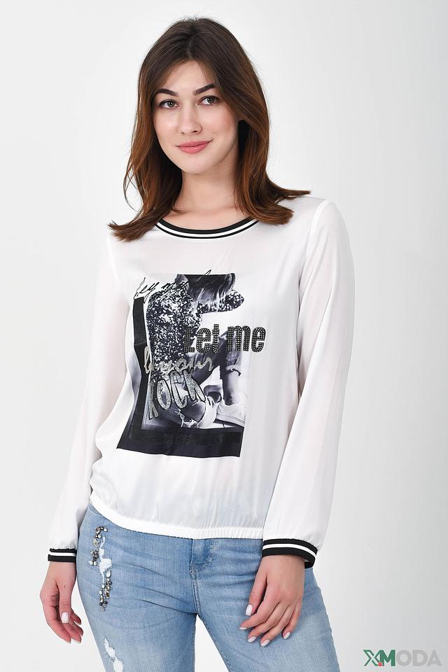 Блуза Monari с принтом Rock