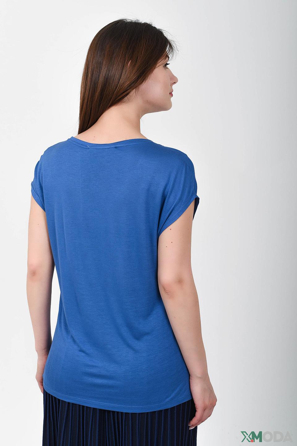 Футболка Marc Aurel с пайетками синяя