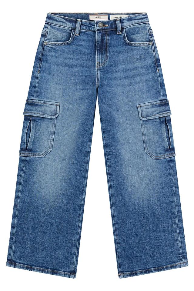 Брюки карго Guess с вышивкой