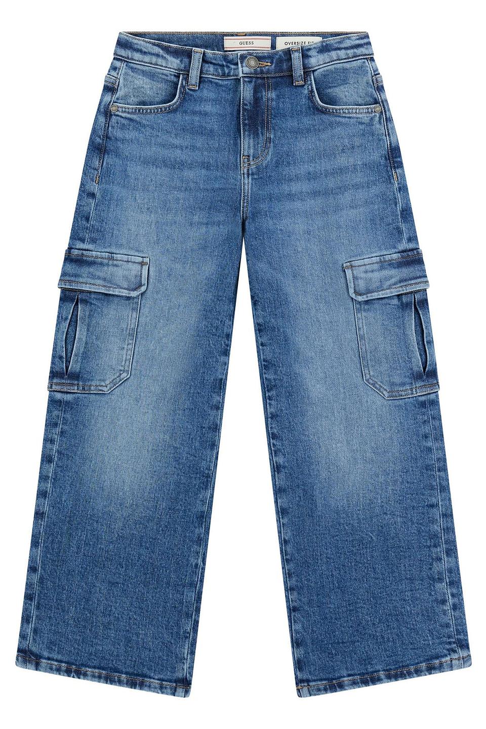 Брюки карго Guess, синие