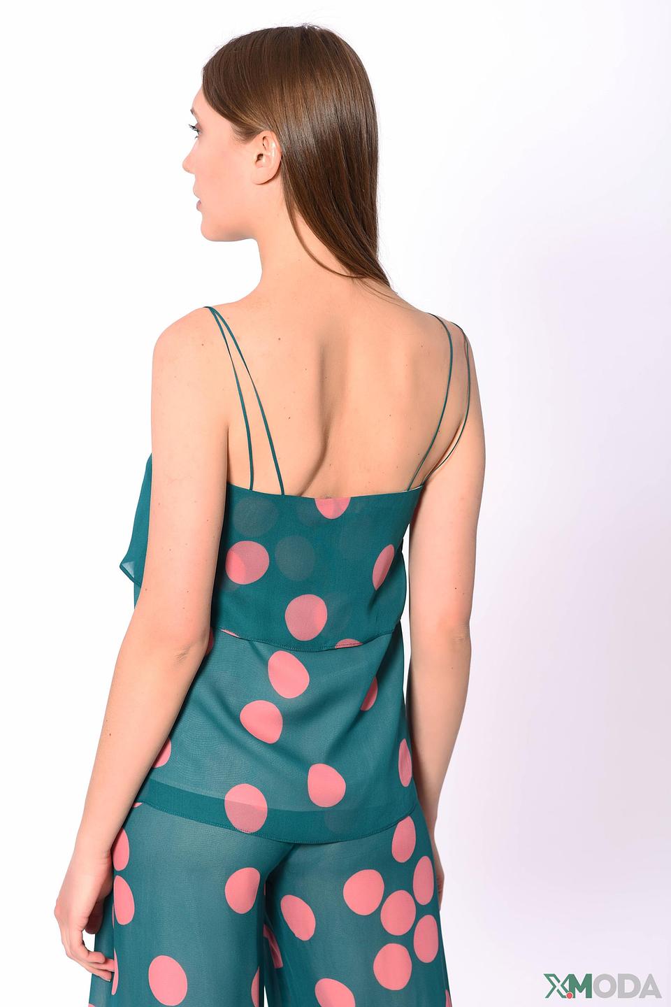 Блуза Penny Black Pink в горошек