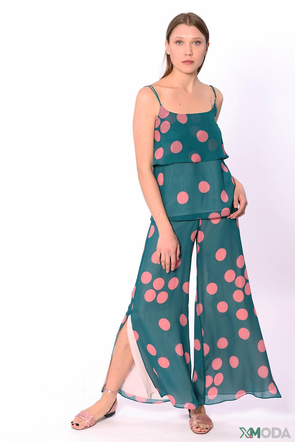 Блуза Penny Black Pink в горошек