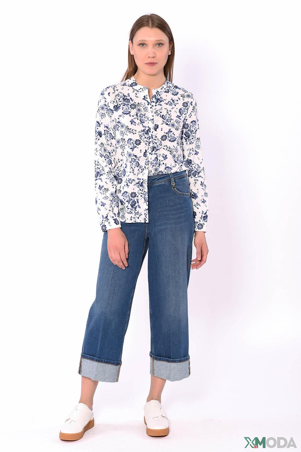 Джинсы Penny Black Grey кюлоты синие