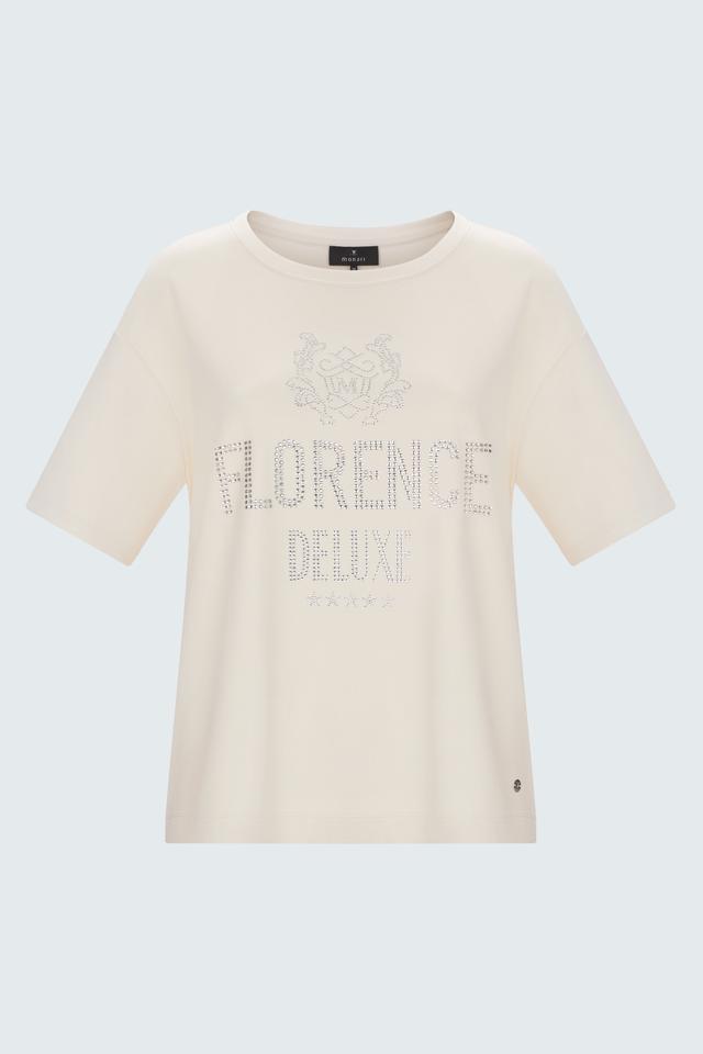 Футболка Monari Florence Deluxe бежевая