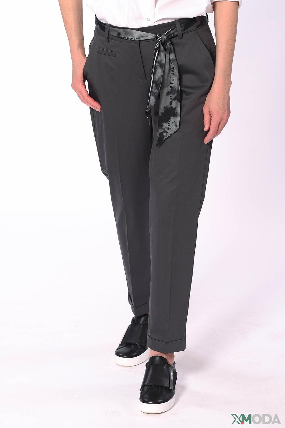 Брюки Cambio серые с поясом