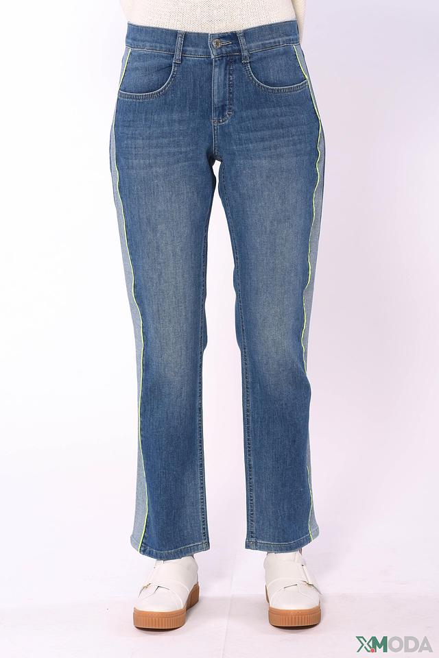 Джинсы Angels с лаймовой полосой