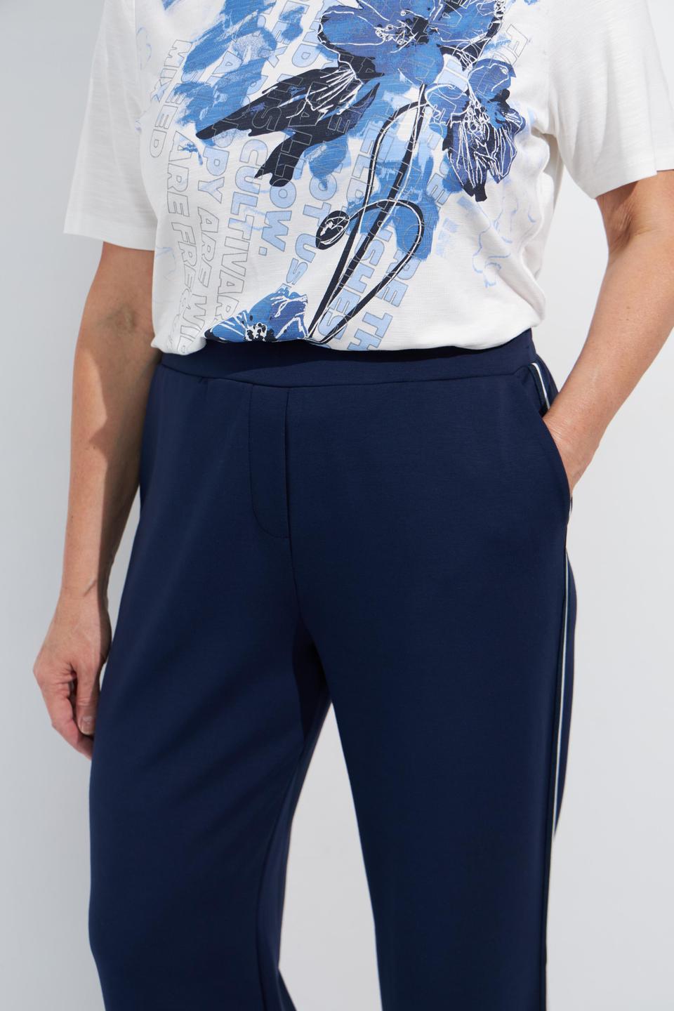 Брюки палаццо Sani Blu синие