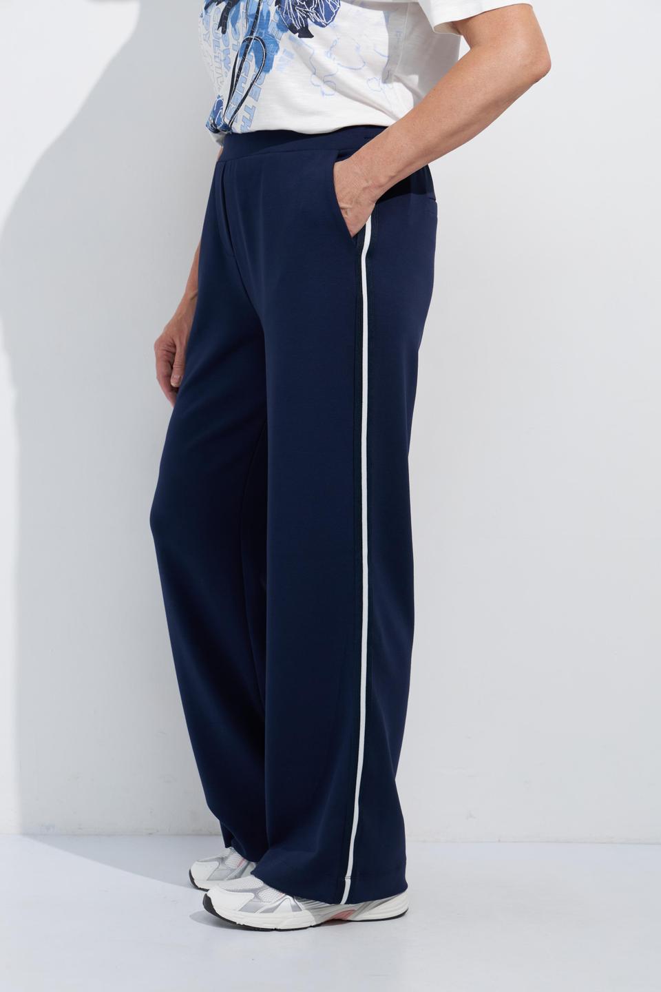 Брюки палаццо Sani Blu синие