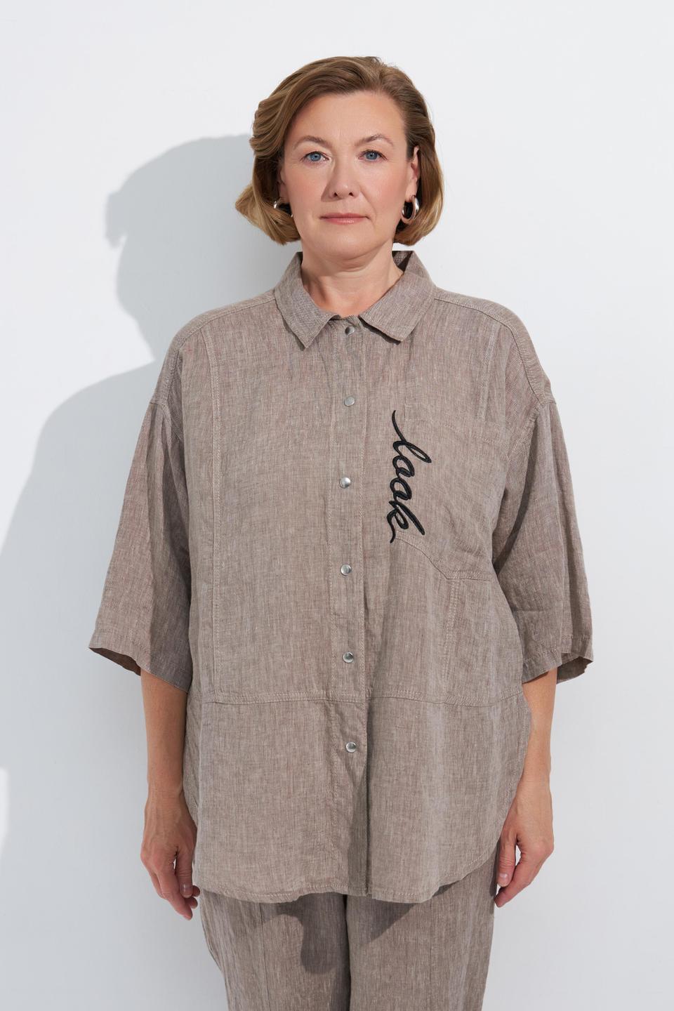 Блуза Doris Streich с вышивкой