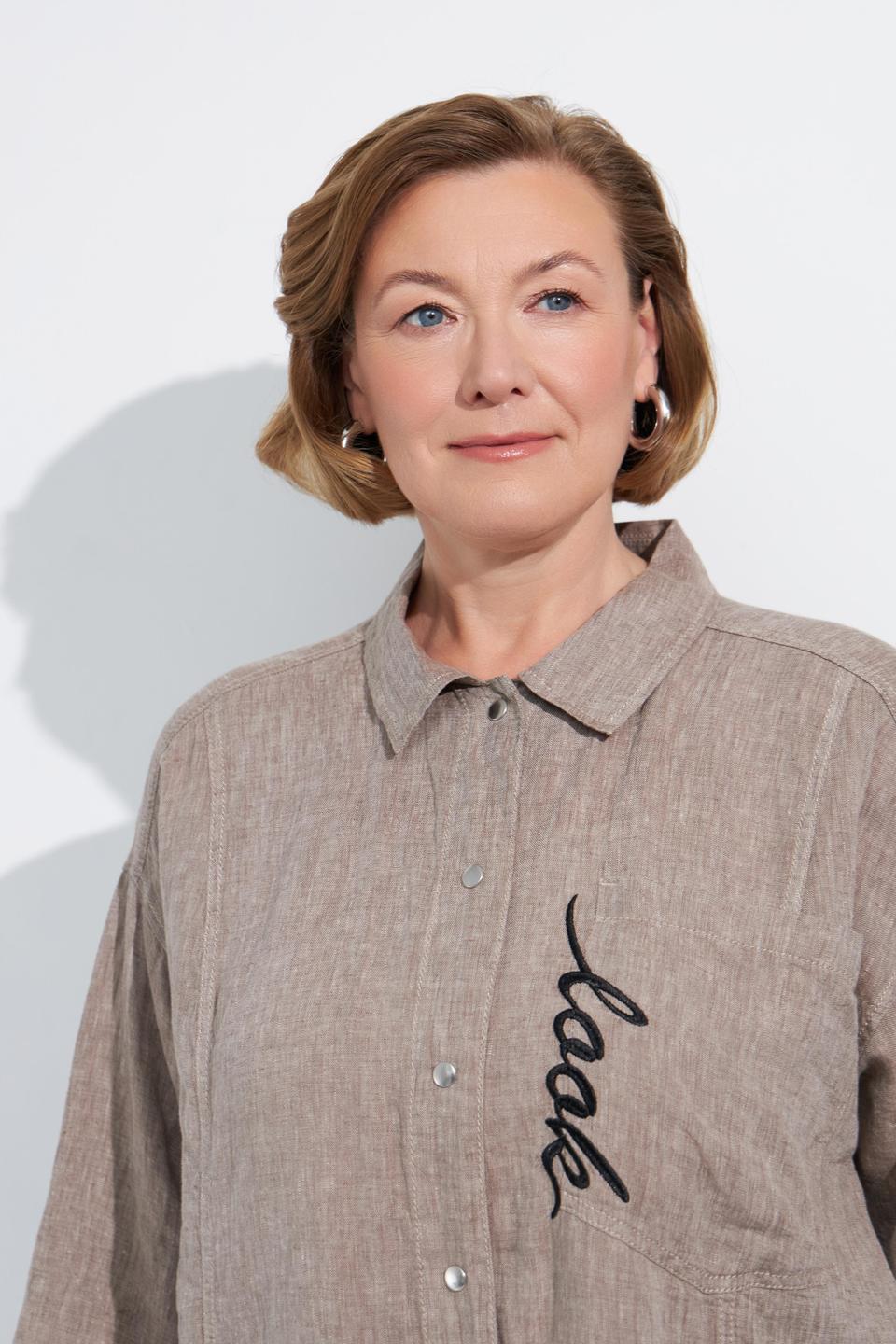 Блуза Doris Streich с вышивкой