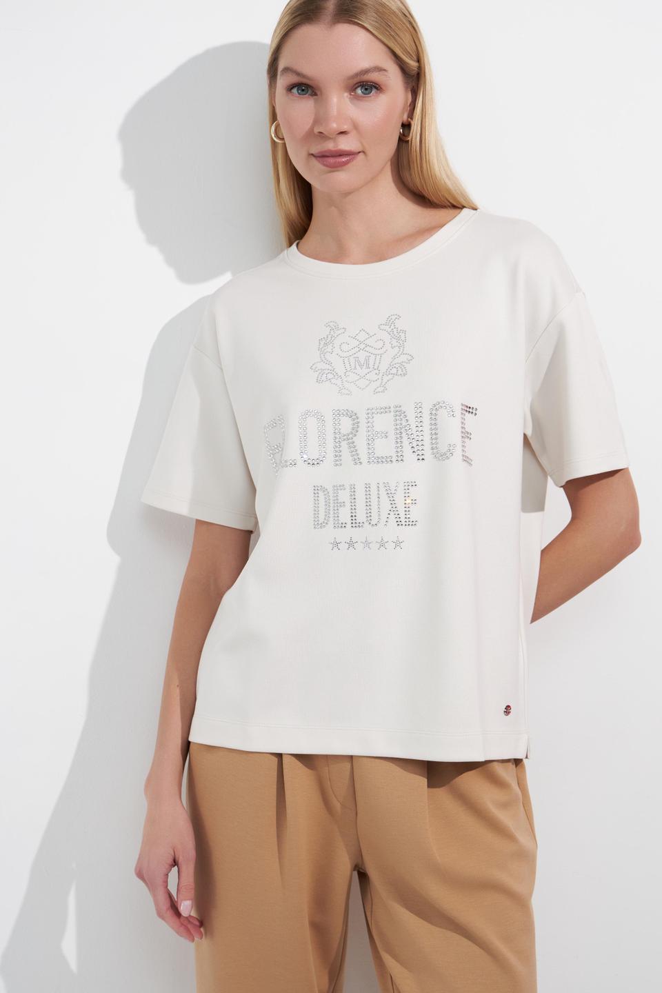 Футболка Monari Florence Deluxe бежевая
