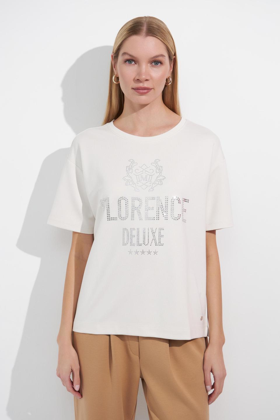 Футболка Monari Florence Deluxe бежевая