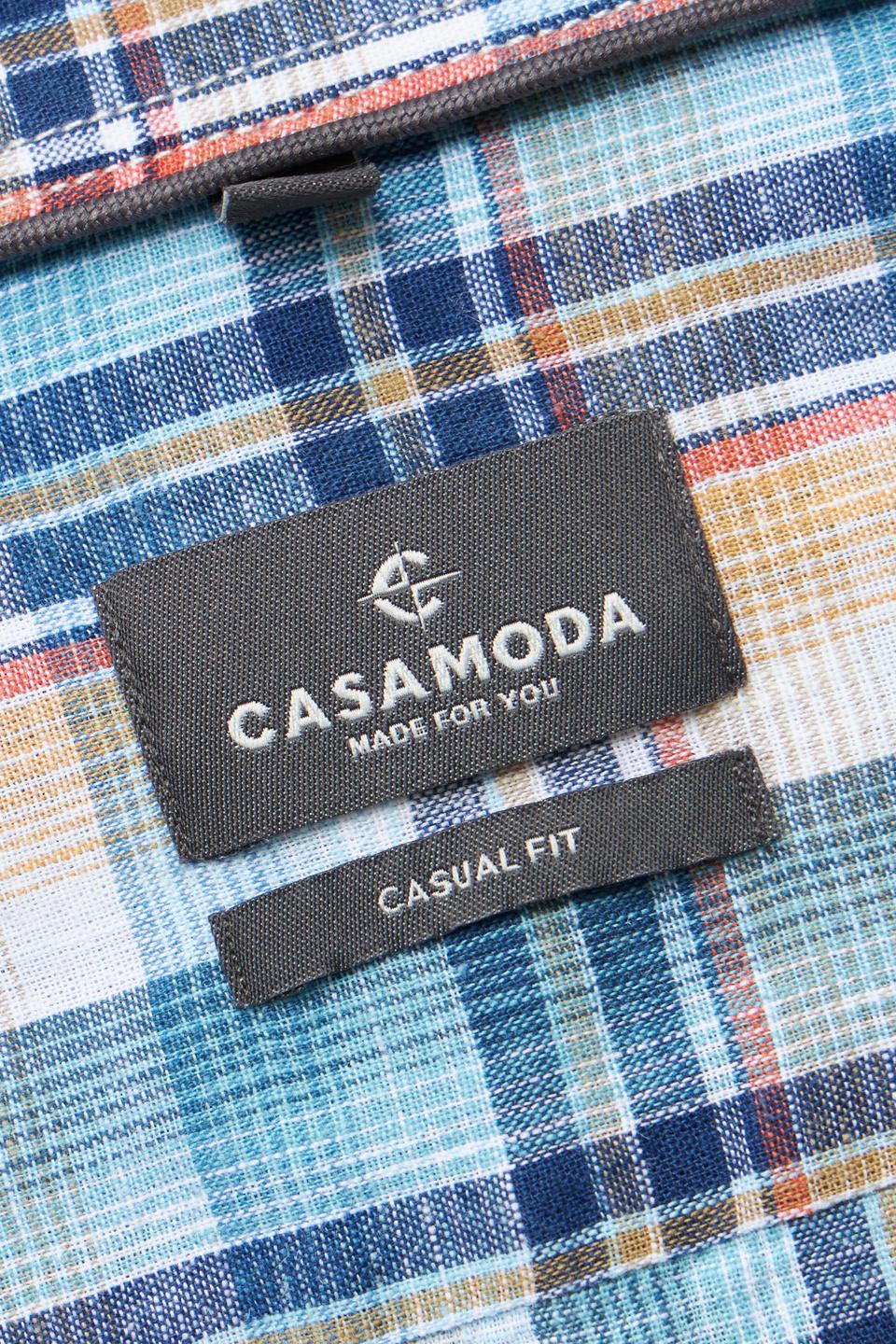 Рубашка в клетку с коротким рукавом Casa Moda разноцветная