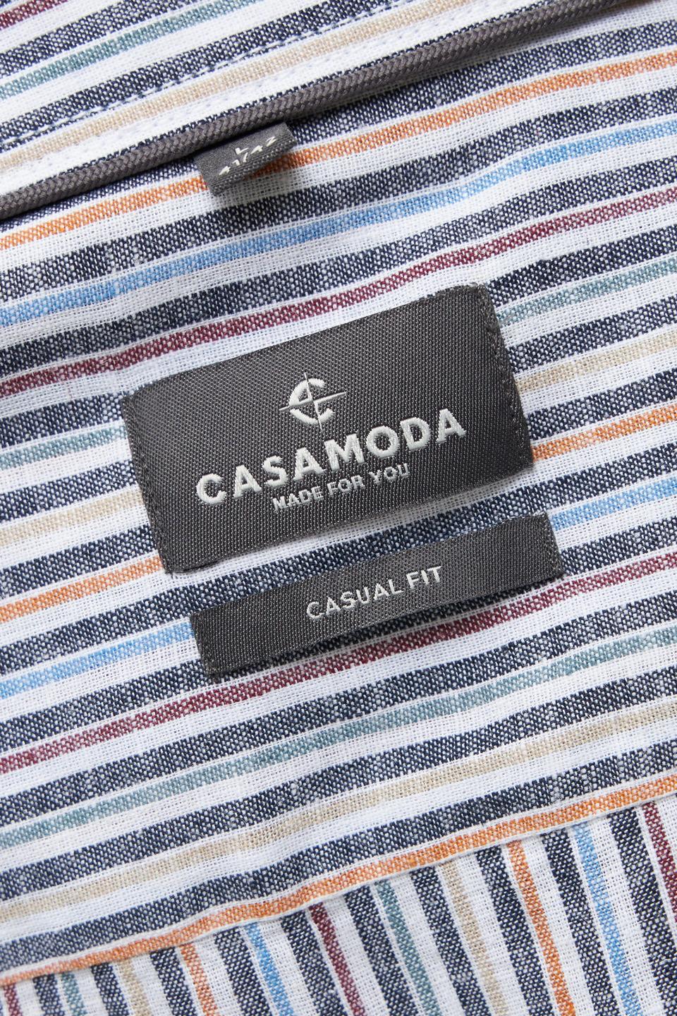Рубашка с коротким рукавом в полоску Casa Moda
