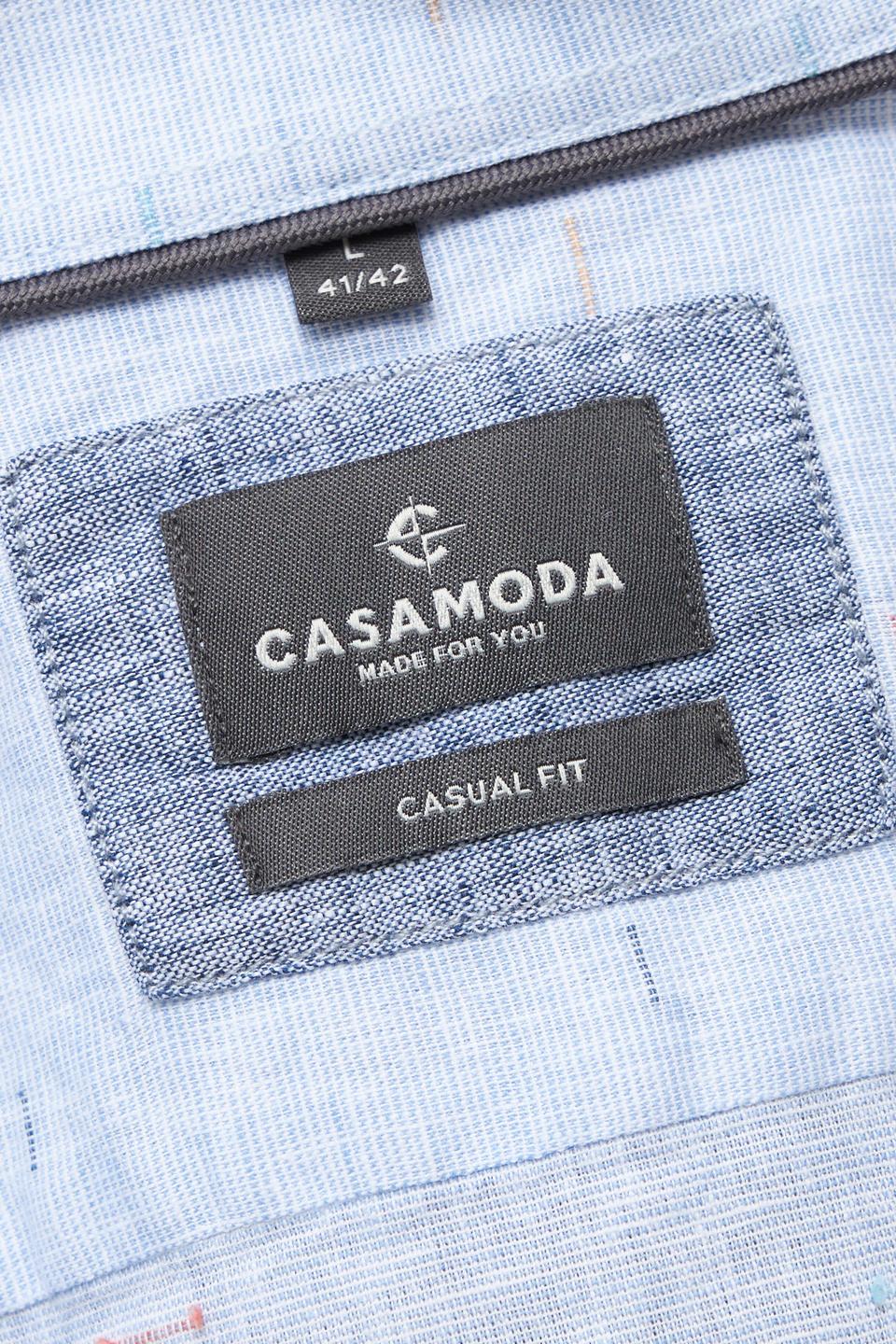 Рубашка с коротким рукавом Casa Moda светло-голубая