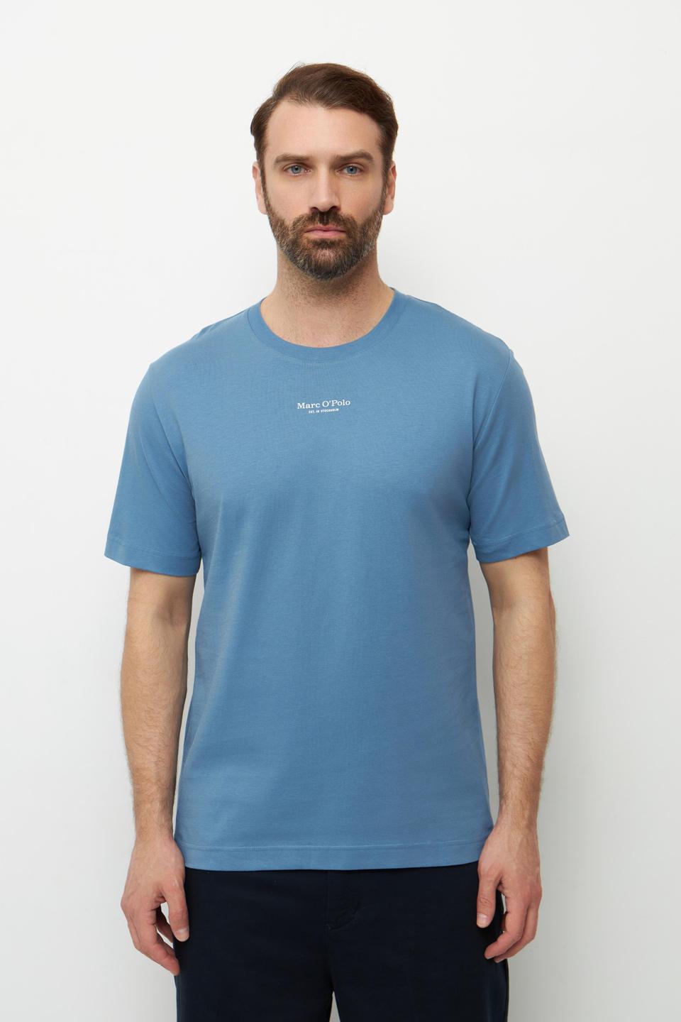 Голубая футболка с логотипом Marc O Polo
