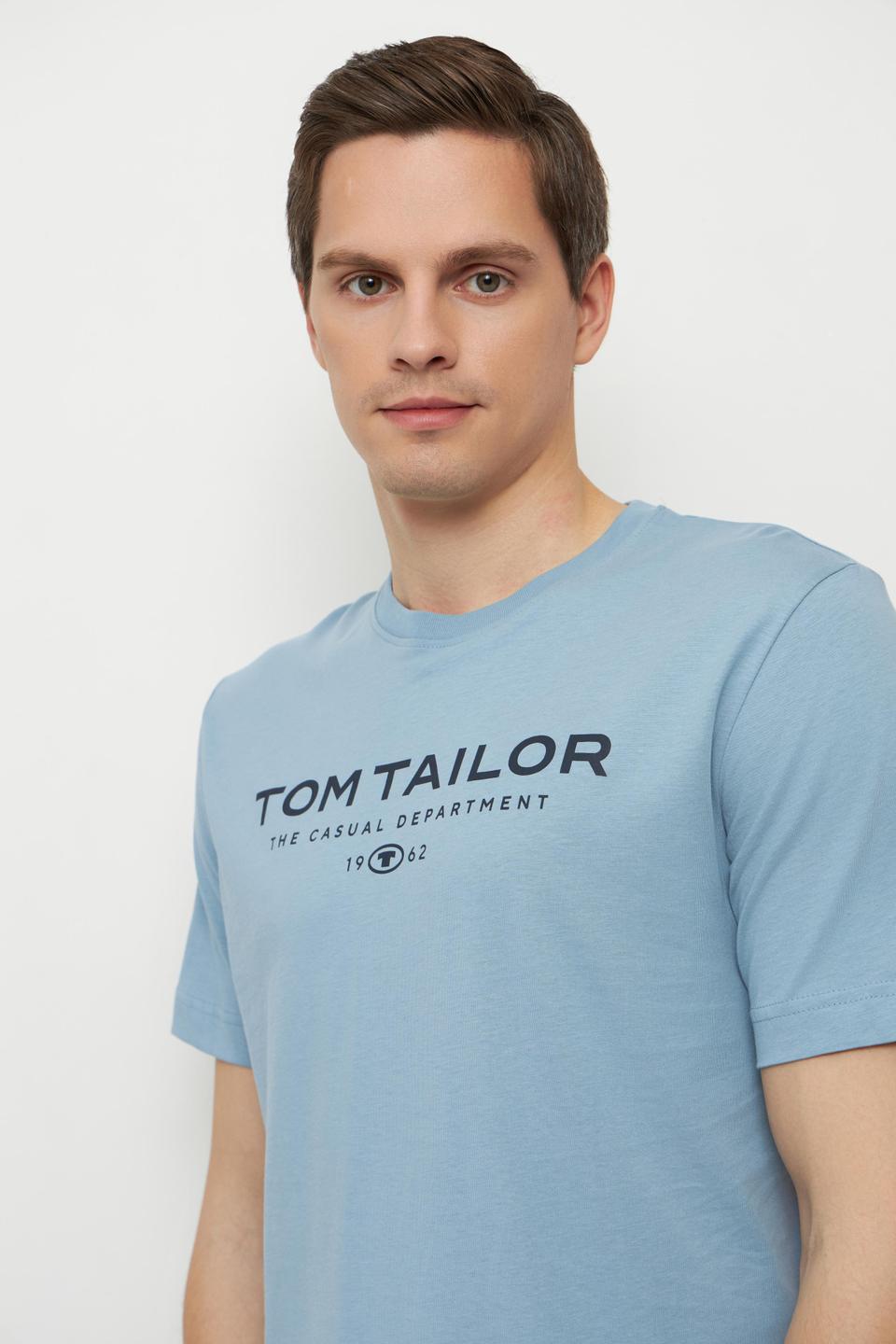 Голубая футболка Tom Tailor