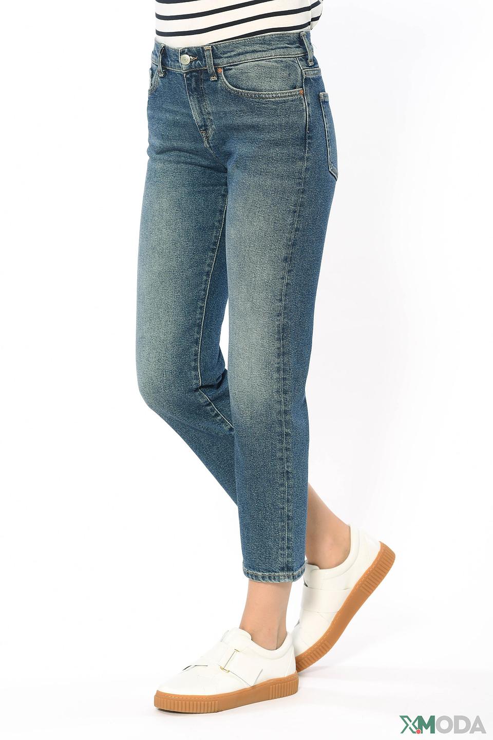 Брюки Gant укороченные синие