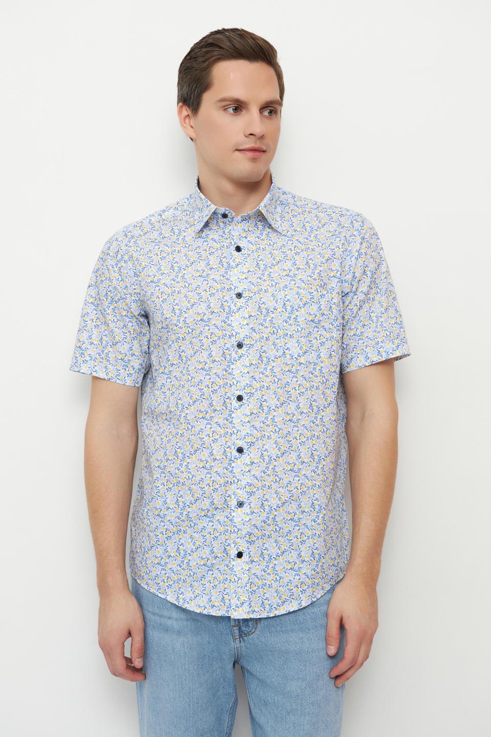 Мужская рубашка Casa Moda с цветочным принтом