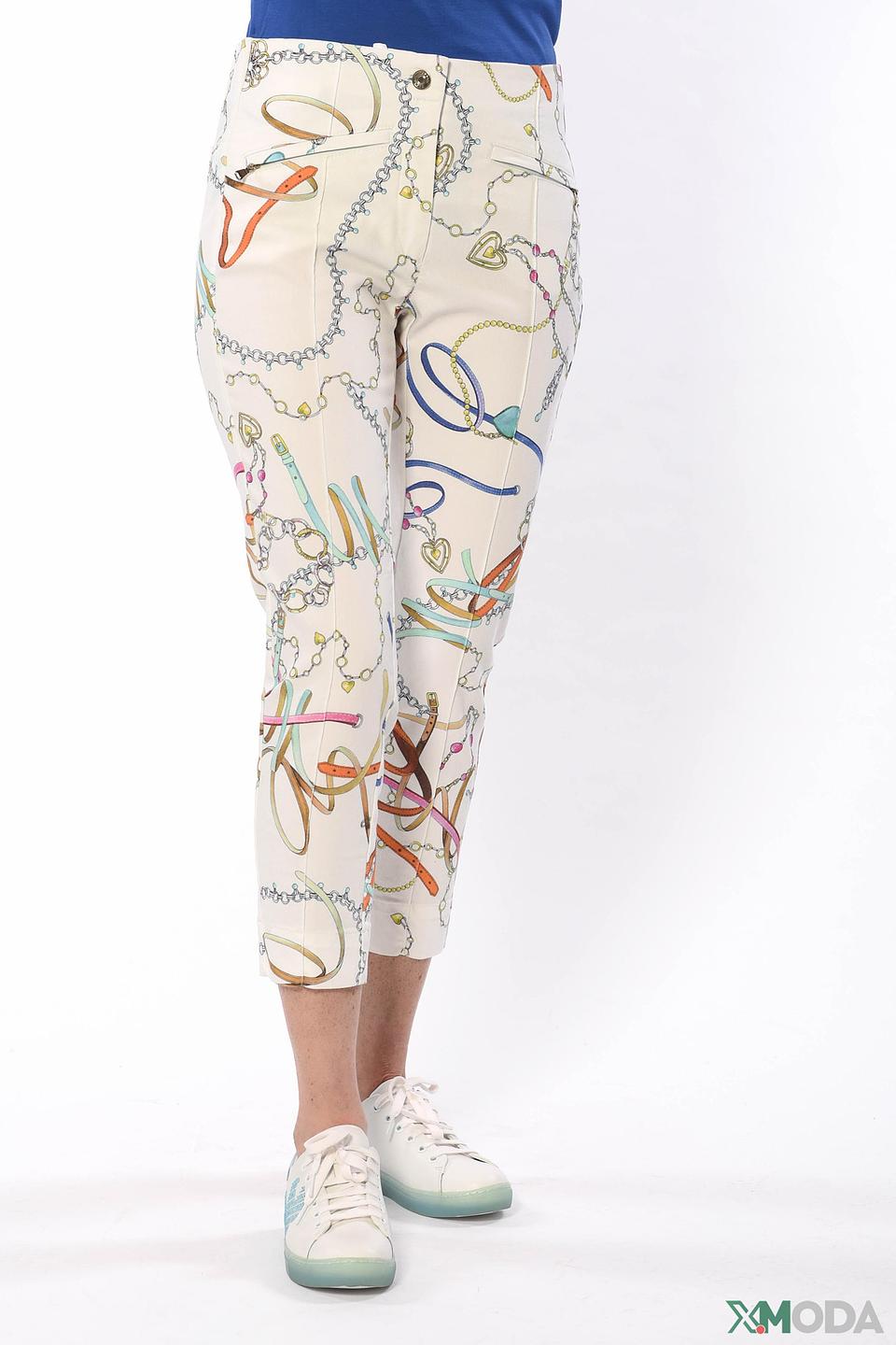 Капри Zerres с принтом цепей