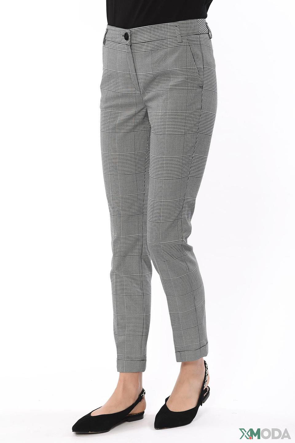 Брюки Emme в клетку серые