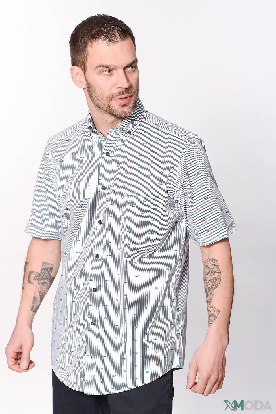 Рубашка кр Casa Moda в полоску