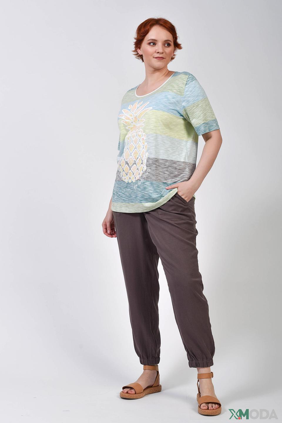 Брюки Via Appia DUE коричневые