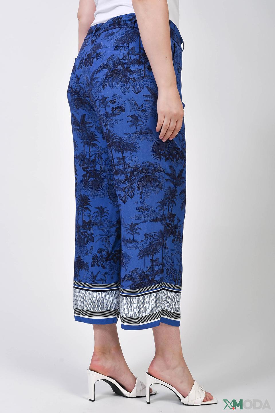 Брюки Gerry Weber EDITION синие с принтом